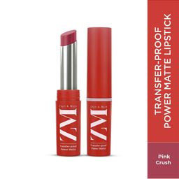 ZM Zayn & Myza Transfer-Proof Power Matte Bullet Lipstick - 3.2 g - Pink Crush-image-86