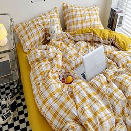 JC HOME 4 Piece Double Queen Regular Bedding Set-picture-1