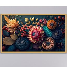 DEKORSTATION Multicoloured 1 Piece Canvas Religious Wall Paintings-image-89