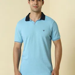Allen Solly Men Solid Cotton T-shirt-image-37