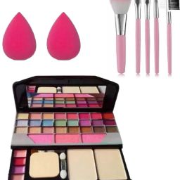 Tya 6155 Makeup Kit, 5 Pcs Brush Set, 2 Soft Sponge-0