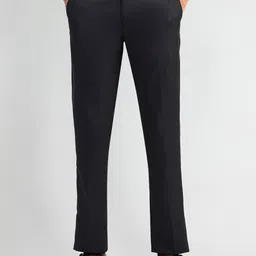 Arrow Men Carrot Mid-Rise Tapered Fit Formal Trousers-picture-46