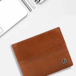 Da Milano Men Textured Leather Two Fold Wallet-31