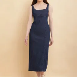 PUELLA Shoulder Straps A-Line Maxi Dress-picture-8