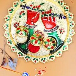 Anouk Evil-Eye Rakhi With Thali Greeting Card & Roli Chawal-28
