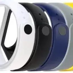 Asotai Adjustable Xiaomi Mi Band 5 &Mi Band 6 Watch Strap Silicone Set of 6(Only strap) Smart Band Strap-image-40