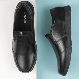 Mochi Men Leather Formal Slip-Ons-picture-7