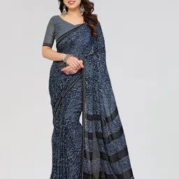 Moda Rapido Ethnic Motifs Poly Georgette Saree-image-17