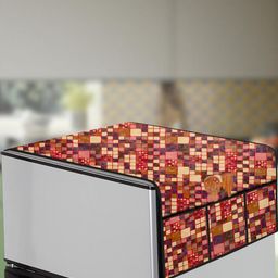 The Furnishing Tree Brown Plastic Refrigerator Cover-image-94