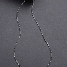 NVR Girls German Silver Silver-Plated Handcrafted Chain-88