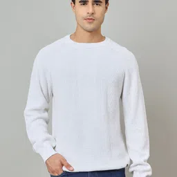 Duke Men Self Design Round Neck Pullover Sweaters-picture-20