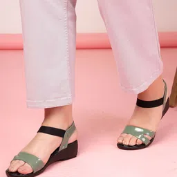 NATSHUZ Open Toe Heels-55