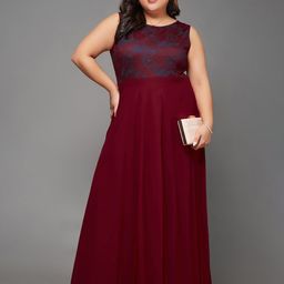 Miss Chase Just My Imagination Plus Size Fit & Flare Maxi Dress-image-27