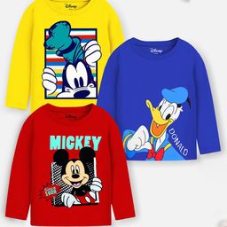 Disney By Miss and Chief Boys 3 Printed Applique T-shirt-picture-44