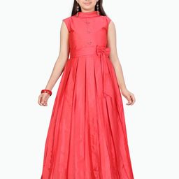 HERE&NOW Girls High Neck Maxi Dress-image-84