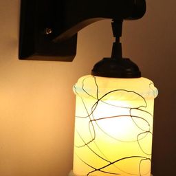 SOMIL Blue Glass Cylinder Printed Wall Lamps-image-85