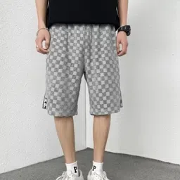 StyleCast Men Checked Loose Fit Mid-Rise Shorts-picture-26