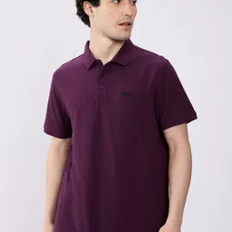 SPYKAR Men Purple Cotton Tshirts-picture-41