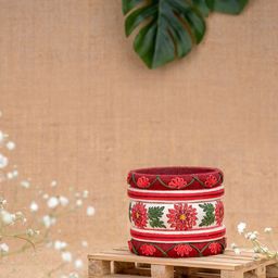 Taasha Craft Set Of 5 Threaded Bangles-image-32