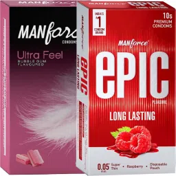 Epic dotted Raspberry/Bubblegum Flavor Combo condom For men Condom-6