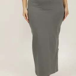 DUNBERRY LONDON Cotton Saree Shapewear With Side Slit-image-54