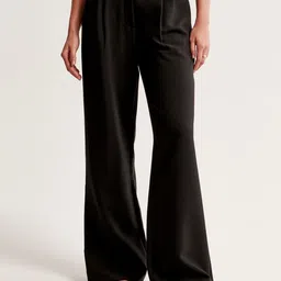 Chemistry Women Relaxed Straight Leg Straight Fit High-Rise Pleated Trousers-picture-39