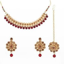 Anouk Women Red Jewellery Set-68
