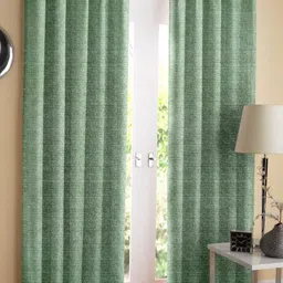 Banchmark Home Furnishings Green Set of 2 Room Darkening Window Curtain-image-45