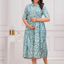 NAHIKO Women Blue Kurtas-image-47