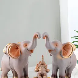 Zart Grey Elephant Figurine Polyresin Showpiece-image-88