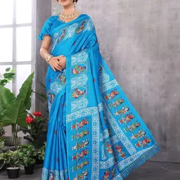 Lookmark Ethnic Motifs Printed Saree-image-22