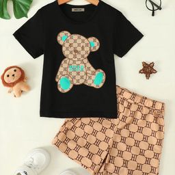 INCLUD Boys Printed T-shirt with Shorts-image-61