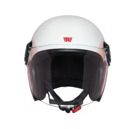 Royal Enfield Graphic Printed Copter Open Face Helmet image 3