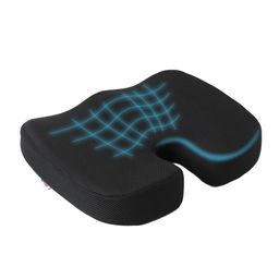 Savya Home Black Memory Foam Filled Polyester Breathable Therapedic Pillow-8