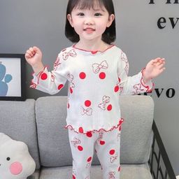 LULU & SKY Girls Printed Night suit-picture-0