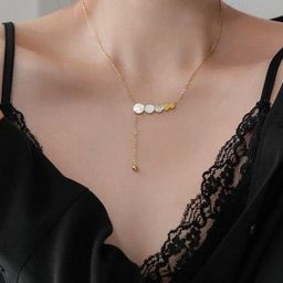 Arzonai Gold-Toned Stainless Steel Necklace-picture-48