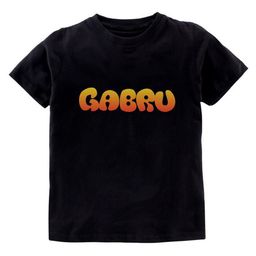 KAVEE Kids V-Neck Pure Cotton Applique T-shirt-image-80