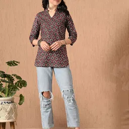 Anouk Rustic Women Ethnic Motifs Printed Pure Cotton Kurti-picture-34