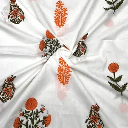 PALASH Floral Printed Pure Cotton Unstitched Dress Material-image-88
