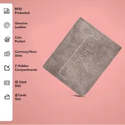 Provogue Men Textured PU Two Fold Wallet image 4