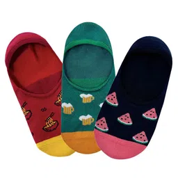Mint & Oak Pack of 3 Shoe Line Socks-image-40