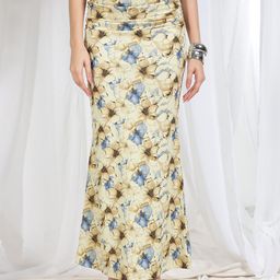 TANDUL Women Printed Straight Maxi Skirt-image-17