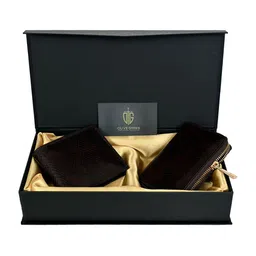 HOUSE OF OLIVEGREEN Unisex 2 Leather Card Holder-47
