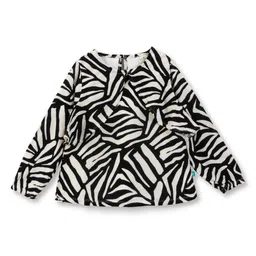 JusCubs Girls Striped Mandarin Collar Pockets T-shirt-picture-47