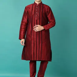 V-Mart Men Regular Kurta with Churidar-40