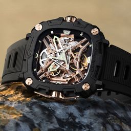 CIGA Design Men Dial & Straps Analogue Automatic Motion Powered Watch X051-BR01-W5B image 2