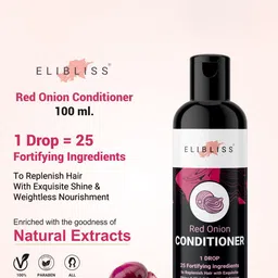ELIBLISS Set Of 3 Red Onion Conditioner With Aloevera-100ml Each image 2