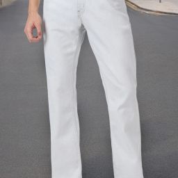 Men Boot-Leg Mid Rise Grey Jeans-image-72