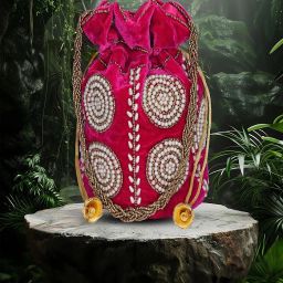 Girls Pink Potli-image-70
