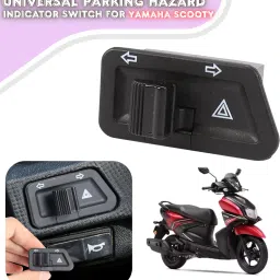 Universal Parking Hazard Indicator Switch For Yamaha SCOOTY Bike Electric Regulator-image-84